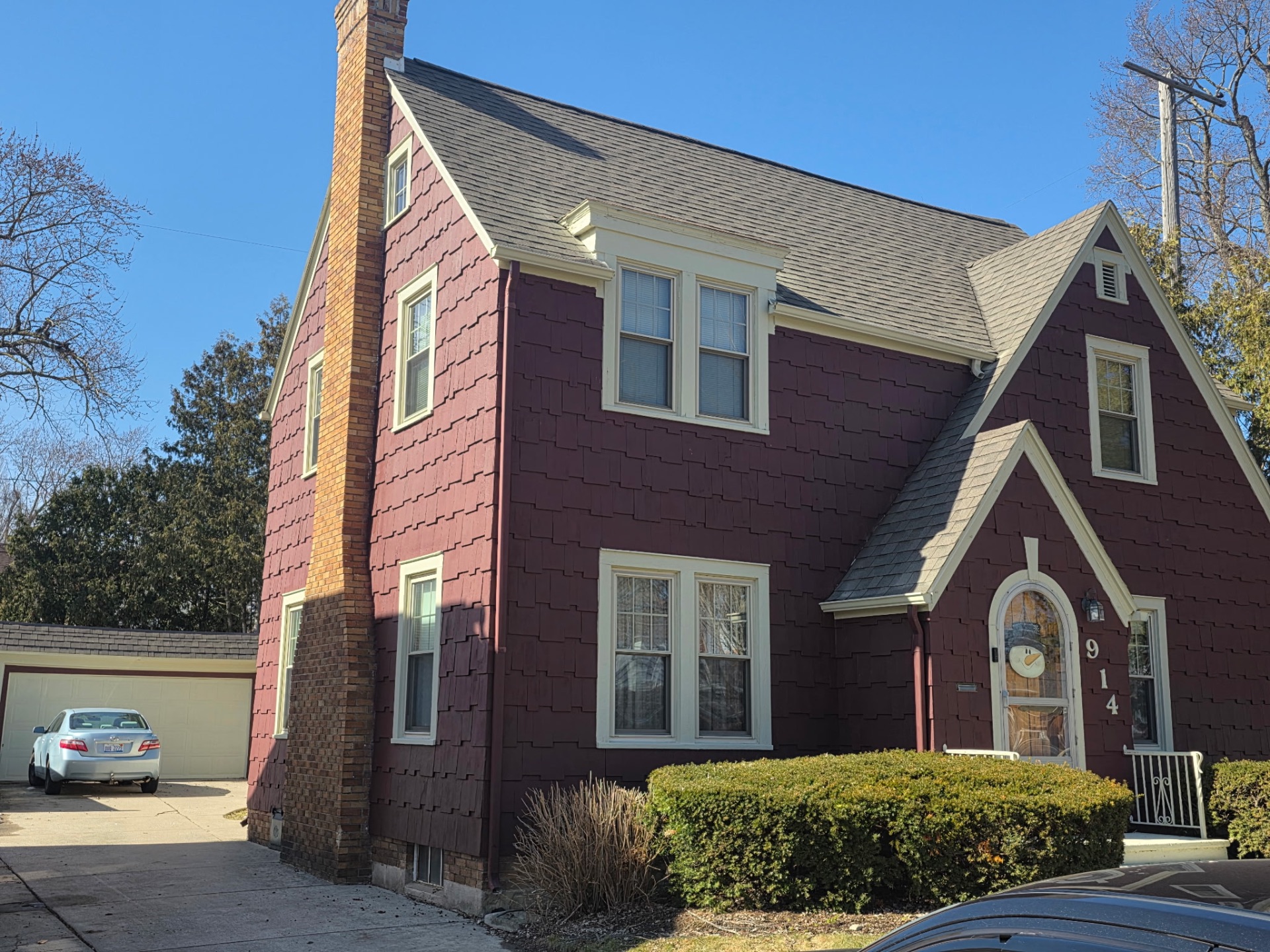 House exterior after painting