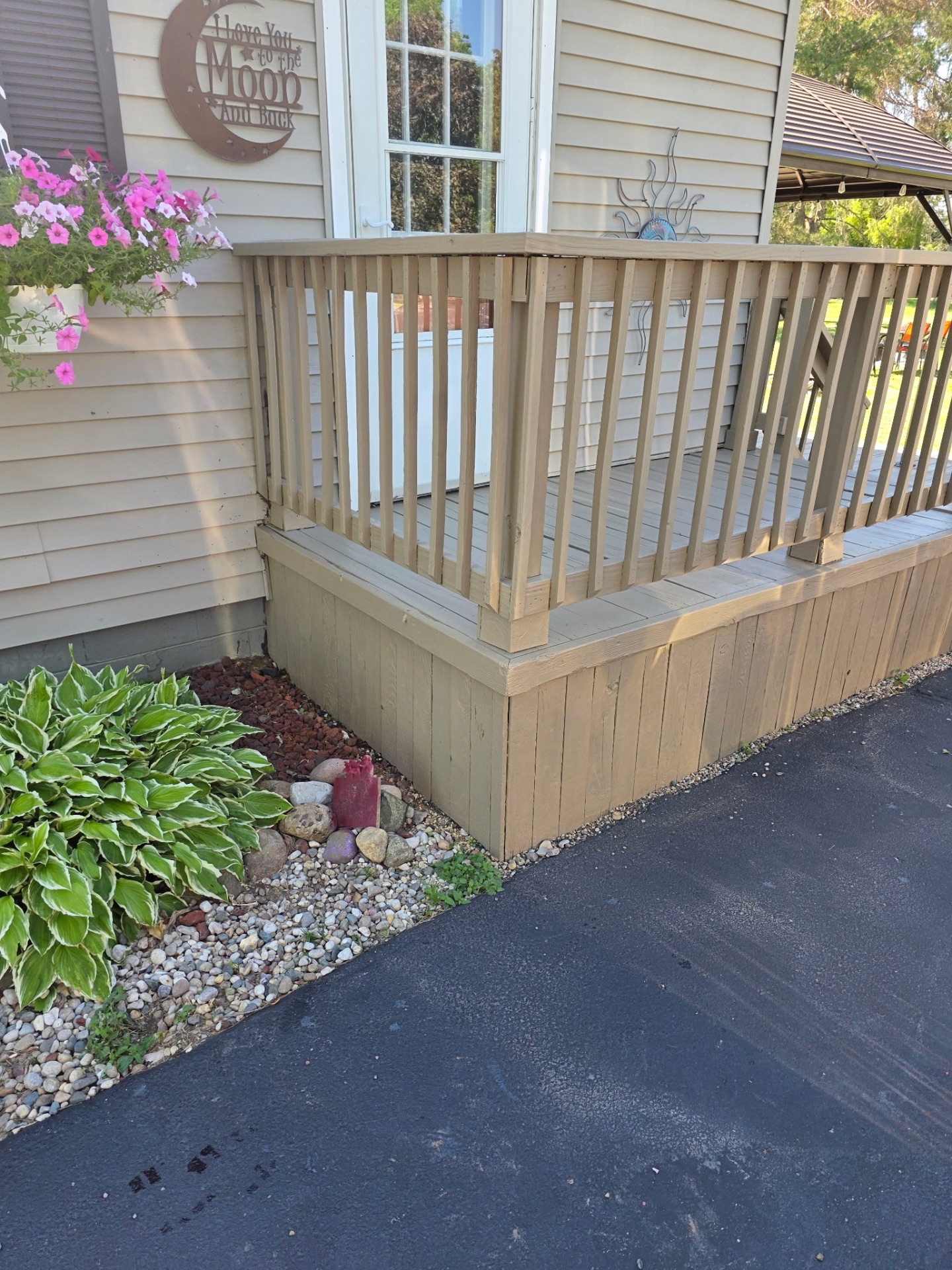 Deck after refinishing