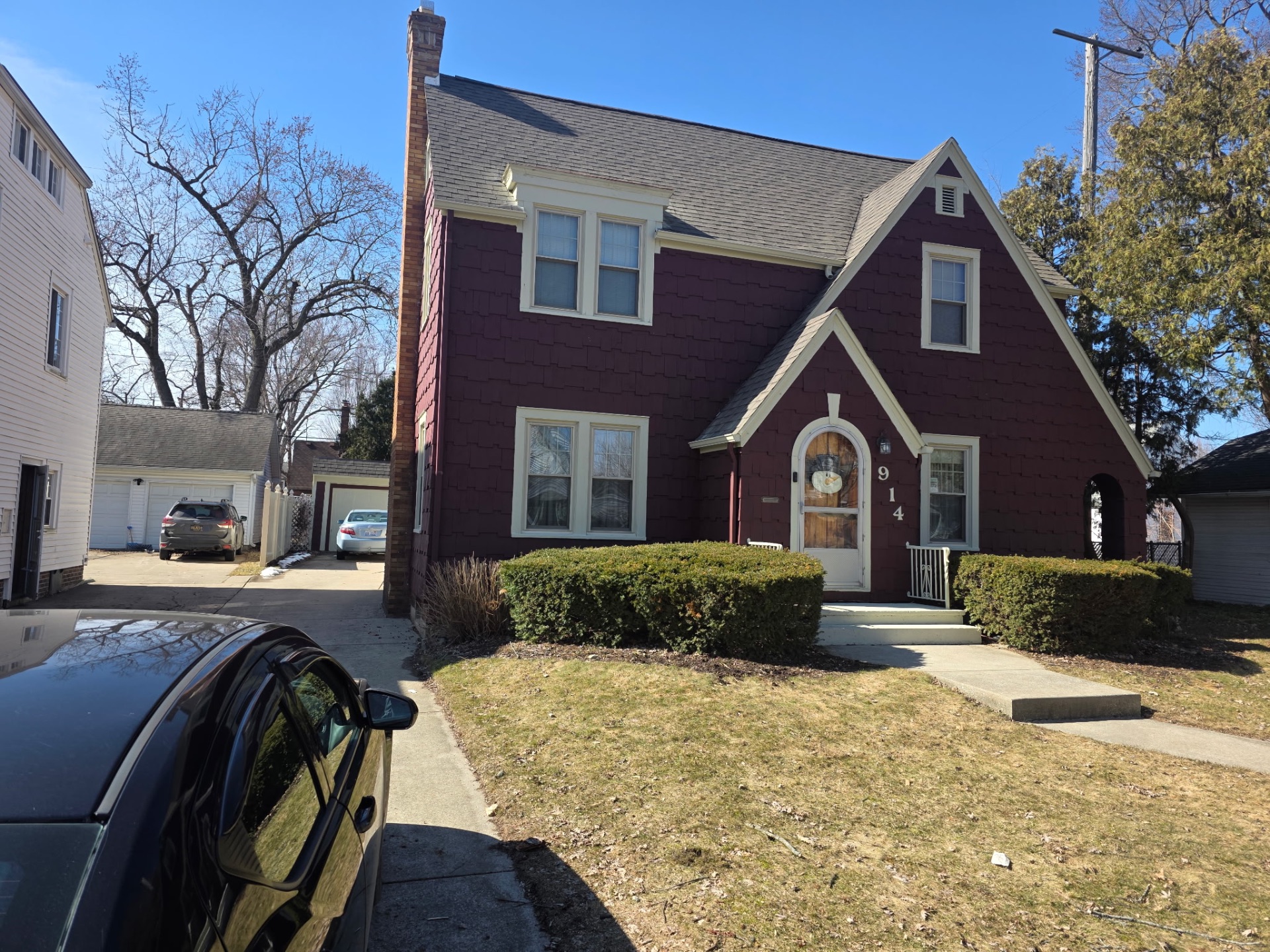 House exterior before painting
